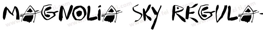 Magnolia Sky Regula字体转换